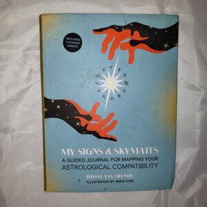 "My Signs & Skymates" Guided Journal Astrological - 4 sheets of stickers NEW